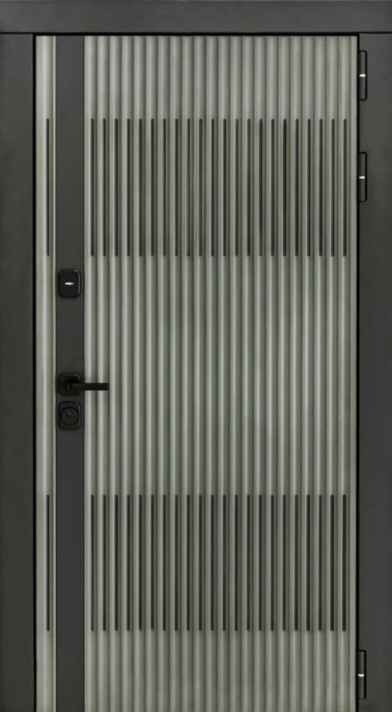 Входная дверь ДвериПРО Элфи ФЛЗ-618 Шарли светлый DPRO227999 внешняя сторона